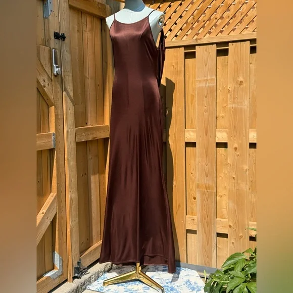 🆕 RAT & BOA 🧿 NWOT Deia Slinky Little Brown Jersey Dress, Sz M US 6 - Picture 10 of 16